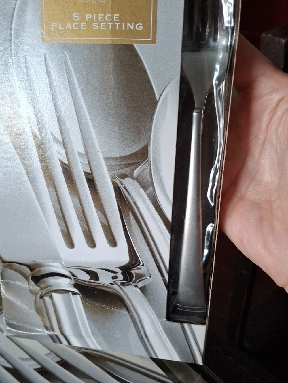 Lenox Silver Polished Stainless Flatware 5-Piece Place Settings (Pair)